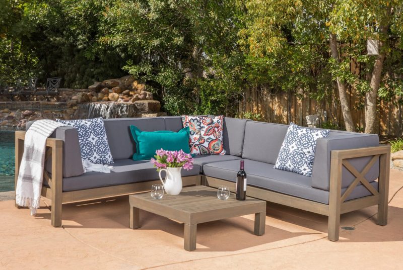 Your Guide To The Best Patio Furniture The Cushion Is Made Of Water Resistant Fabric And Also Easy To Clean Design Contemporary Assembly Required